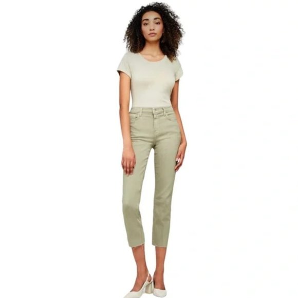 L’AGENCE | Sada Ankle Slim High Rise Jeans in Limestone NWOT - Picture 1 of 10